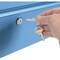 Global Industrial Shop Desk Wall Mount, 34-1/2W x 30D x 32-1/2H, Blue 634177BL - alternate 3